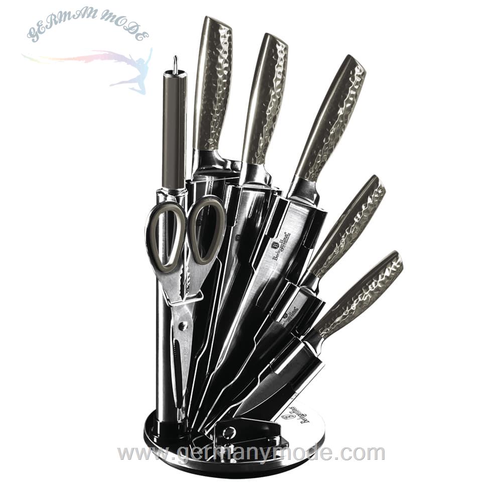 ست چاقو آشپزخانه 8 پارچه برلینگر هاوس مجارستان BERLINGER HAUS 8-PIECE KNIFE SET BH/2461 CARBON LINE