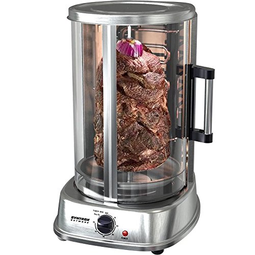 خرید از آمازون - کباب کباب ژیروسکوپی سینتروکس آلمان گریل کباب پز R-8121 Inox