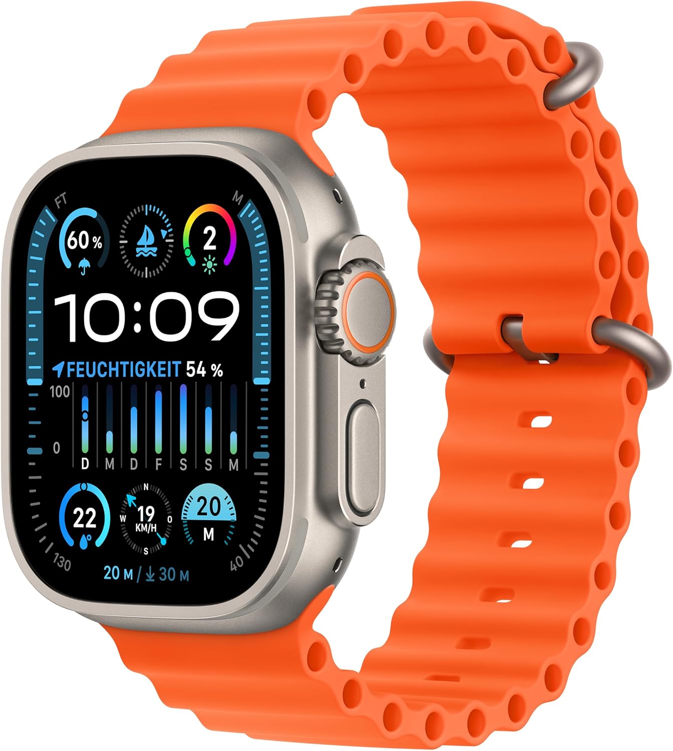 ساعت هوشمند اپل واچ اورجینال Apple Watch Ultra 2 (GPS + Cellular, 49 mm) Smartwatch mit robustem