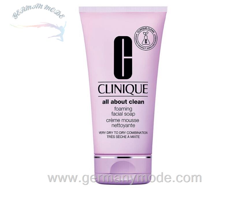 شستشو صورت انواع پوست 30 میل کلینیک آمریکا Clinique Foaming Sonic Facial Soap 30ml