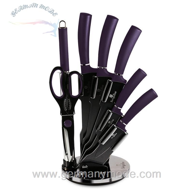 ست چاقو آشپزخانه 8 پارچه برلینگر هاوس مجارستان BERLINGER HAUS 8-PIECE KNIFE SET BH/2560 PURPLE COLLECTION