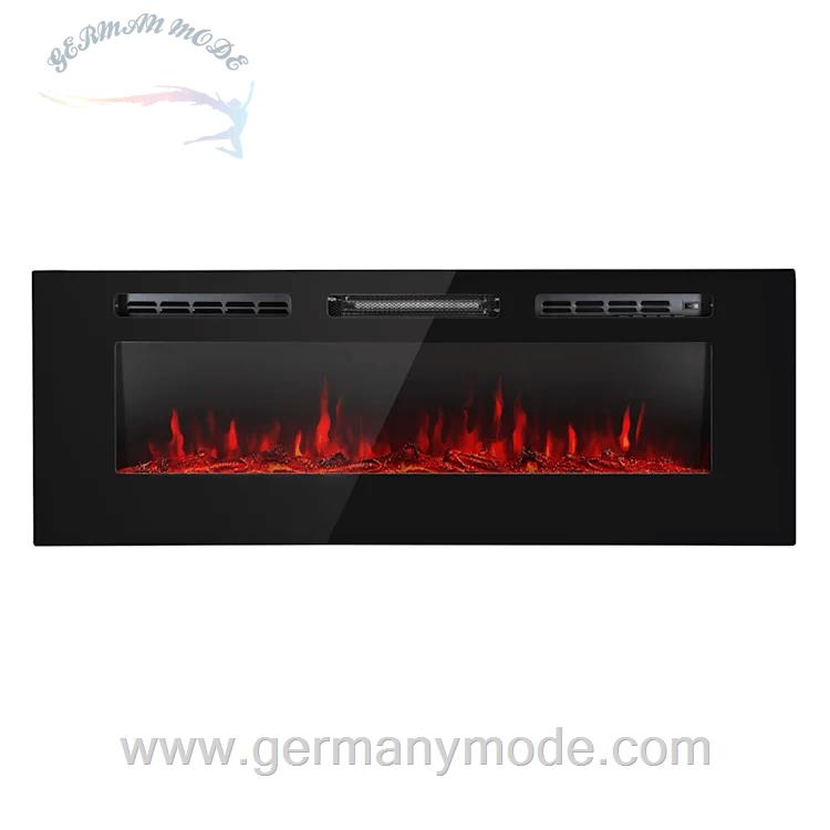 شومینه برقی توکار کنترل دار کلارشتاین آلمان Klarstein Galeras Elektrischer Wand- und Einbaukamin Elektrischer Kamin Schwarz