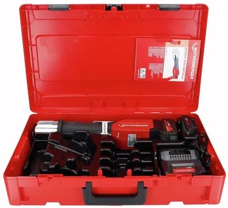 ست کامل دستگاه پرس لوله برای تأسیسات و لوله‌کشی Rothenberger ROMAX 4000 Basic Set AMPShare | 1000004167