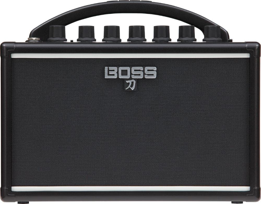 خرید از آمازون - آمپلی فایر گیتار قابل حمل BOSS KTN-MINI Katana، آمپلی فایر جمع و جور با باتری - قدرتمند و با صدای کامل KTN-MINI Single