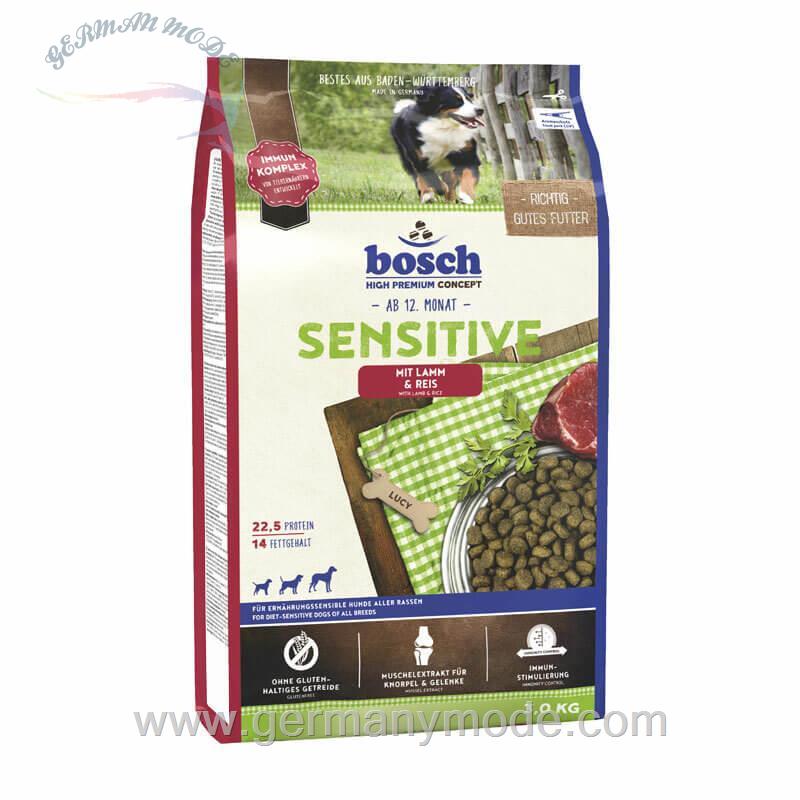 غذا خشک سگ بره و برنج بوش آلمان Bosch Sensitive Lamm - Reis 3kg