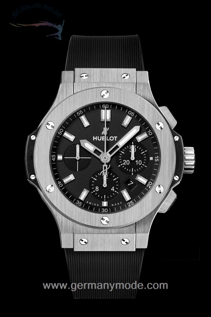 ساعت مچی مردانه هابلوت سوئیس HUBLOT STEEL BIG BANG 44MM