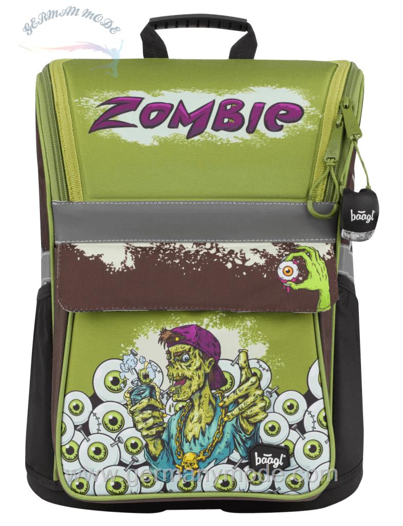 کوله پشتی مدرسه پسرانه 18 لیتری بگل Baagl Schulranzen Zippy Zombie