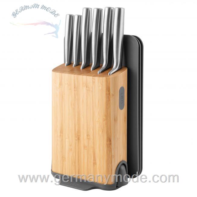 ست چاقو آشپزخانه 11 پارچه برگهف بلژیک Berghoff 11-PC-Messerblock Legacy - Leo