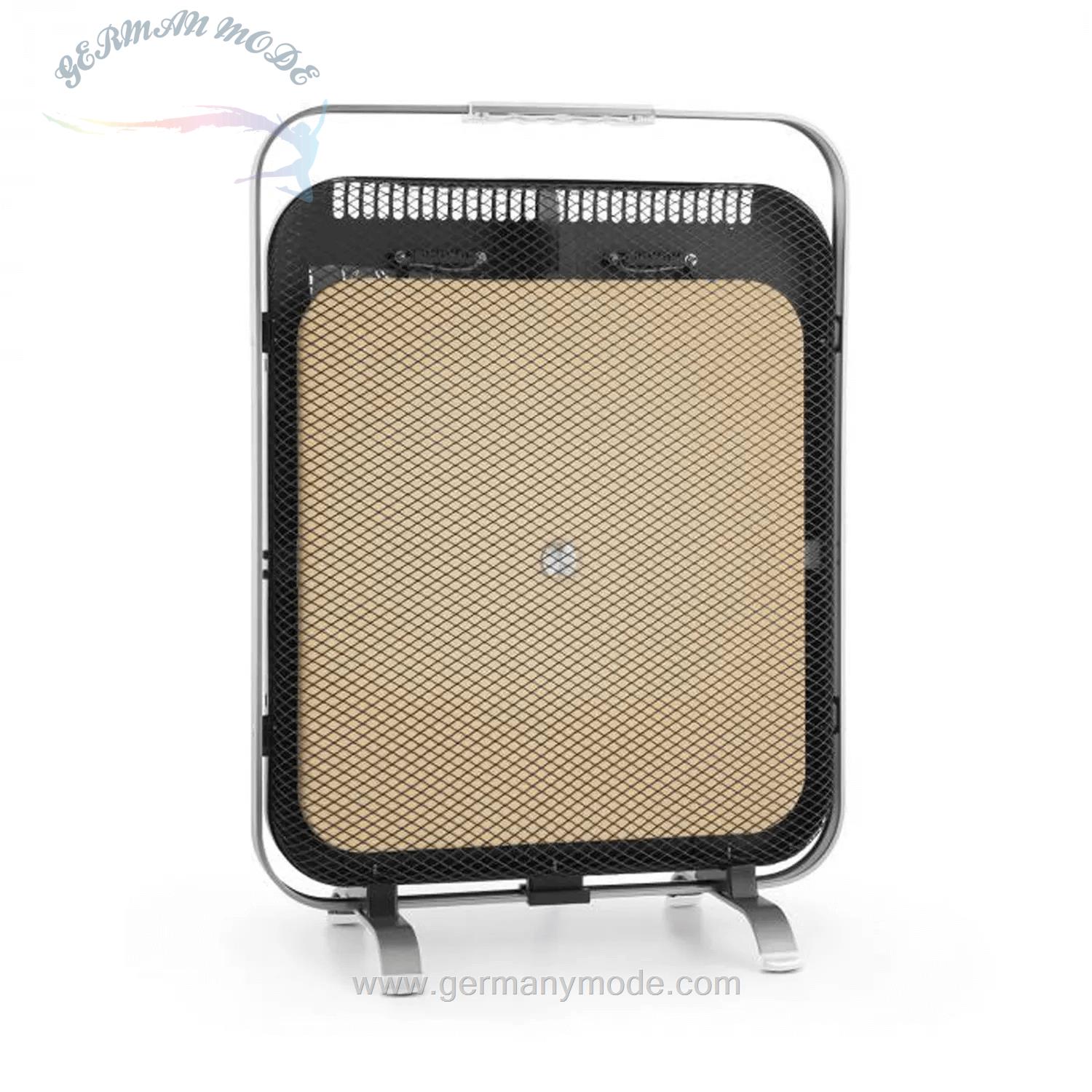 بخاری برقی مادون قرمز کلارشتاین آلمان Klarstein HeatPal Marble Blackline Heizung Infrarot-Heizung Schwarz