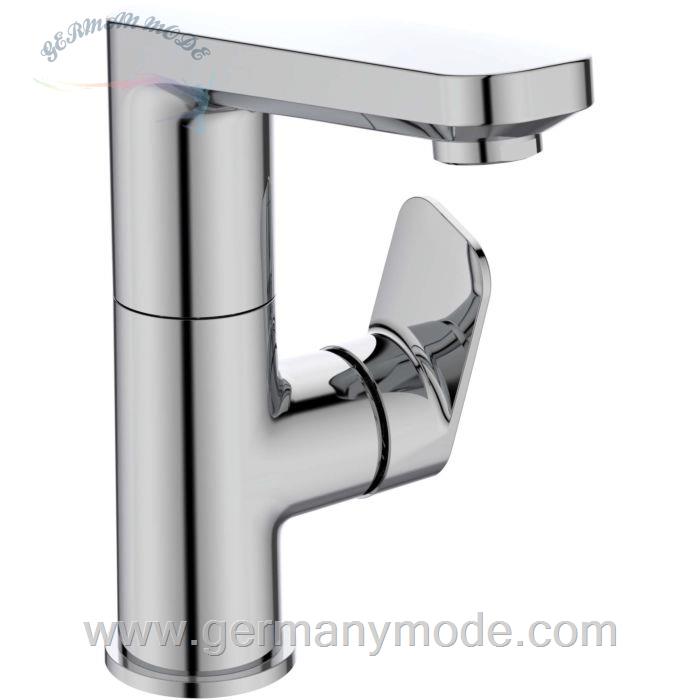 شیر مخلوط روشویی پایه کوتاه ایدیل استاندارد Ideal Standard Tonic II Einhebel Waschtischarmatur hoher Auslauf 120mm mit Ablaufgarnitur chrom A6448AA