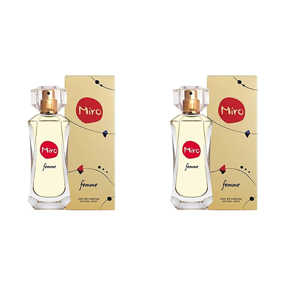 خرید از آمازون - Miro Femme Water by Perfume، 50 میلی لیتر (بسته 2 عددی)