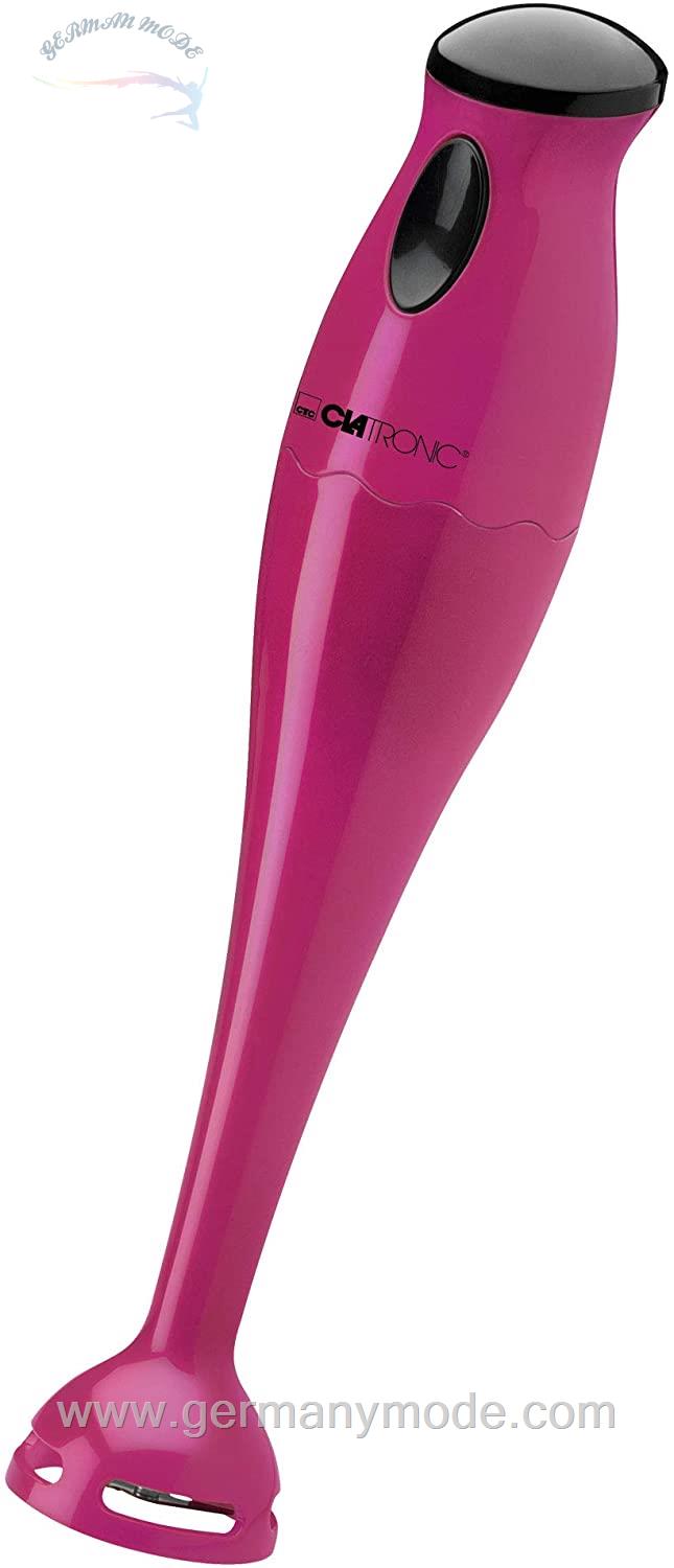 گوشت کوب برقی کلترونیک آلمان Clatronic 263921 SM 3577 Hand Blender 180 W with Mixing Cup / Brombeer
