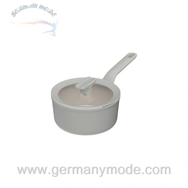 قابلمه 18 سانت درب دار برگهف بلژیک Berghoff Stielkasserolle mit Deckel Balance Moonmist 18cm - Leo