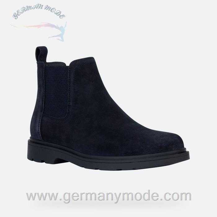 نیم بوت مردانه جی اوکس ایتالیا GEOX CHELSEA BOOTS Spherica Ec1 Herr Marineblau