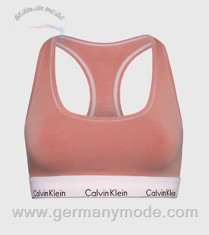 نیم تنه زنانه کلوین کلین آمریکا Calvin Klein Bralette Modern Cotton Rust 000QF7207EBJ0
