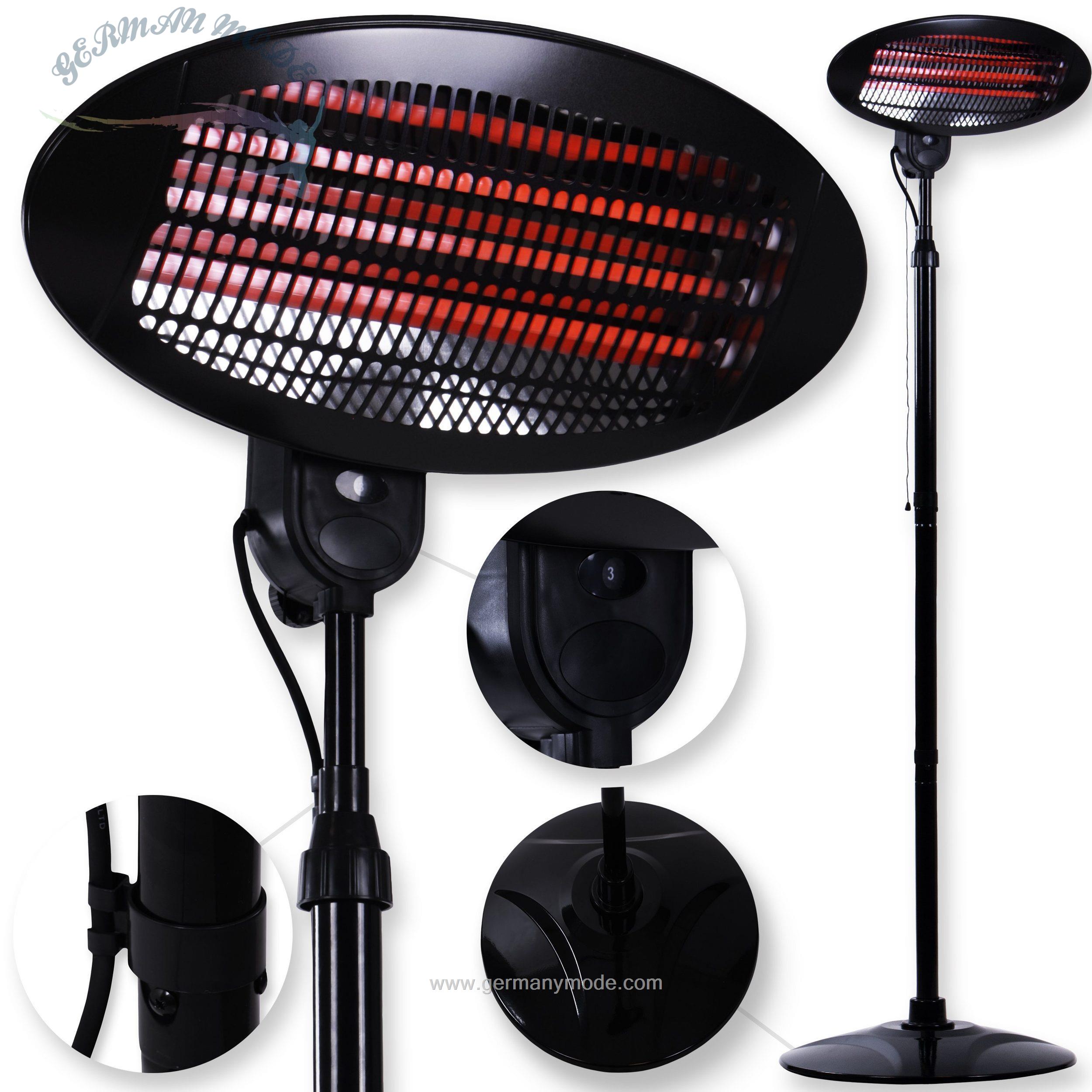 بخاری برقی مادون قرمز کسر KESSER Heizstrahler- 2000 W- Wickeltisch-Wärmestrahler