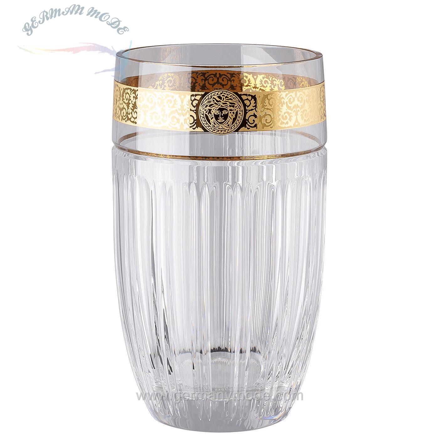 گلدان روزنتال آلمان Rosenthal meets Versace Tischvase Gala Prestige Clear Medusa Vase 30 cm