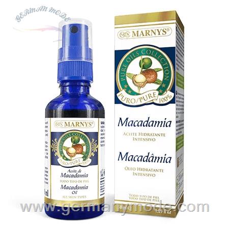 روغن ماکادمیا رطوبت رسان حاوی امگا 7 اسپانیا MARNYS Intensive Moisturizing Macadamia Oil AP209
