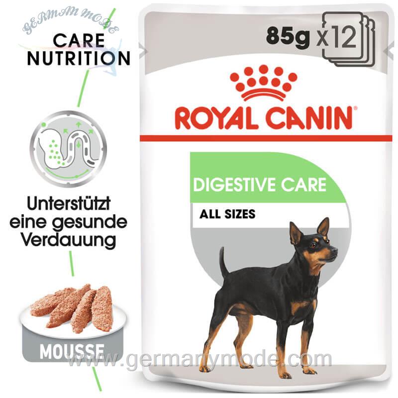 غذا مرطوب سگ بزرگسالان مراقبت از هضم رویال کنین آلمان Royal Canin Digestive Care Adult Pouch 12x85g