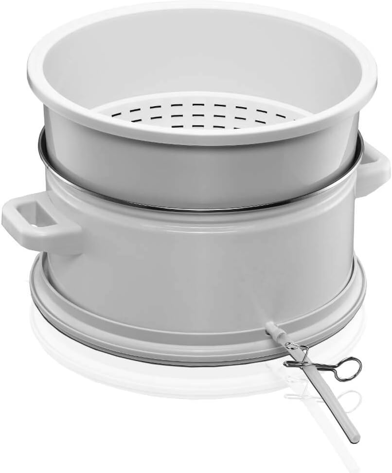 ضمیمه فلاسک غذا و نوشیدنی روملزباخر آلمان ROMMELSBACHER EA 1803 - مناسب برای کلیه دستگاه های نگهدارنده روملزباکر، لعاب 2 لایه با کیفیت، سبد میوه با ظرفیت 15 لیتر، شلنگ پرکننده و گیره