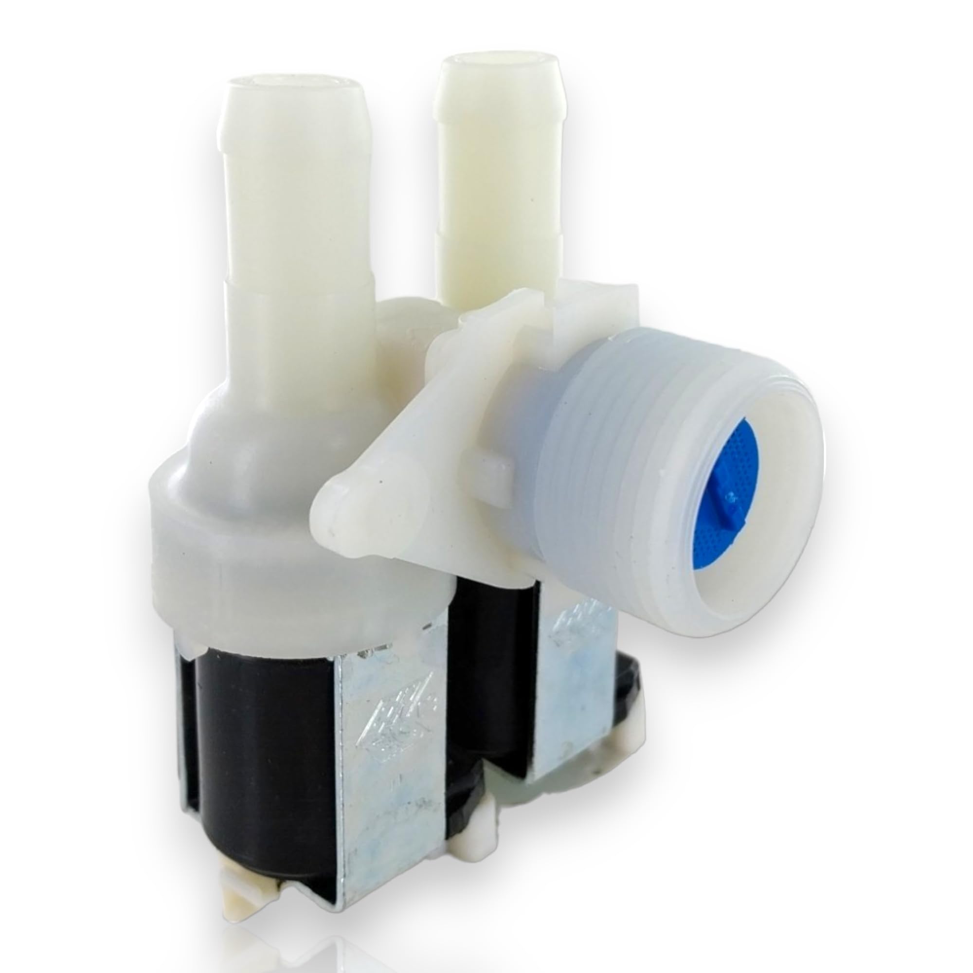 خرید از آمازون - شیر برقی DL- pro برای Whirlpool Bauknecht 481227128558 شیر ورودی شیر آب شیر 2 برابر 90 درجه 14.0 میلی متر برای ماشین لباسشویی