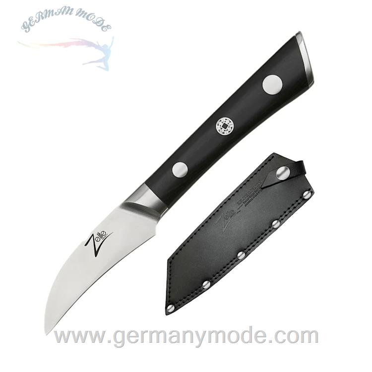 چاقو آشپزخانه 18.4 سانتیمتری کلارشتاین آلمان Klarstein Razor-Edge Serie 2,75 Schälmesser Messer Schwarz