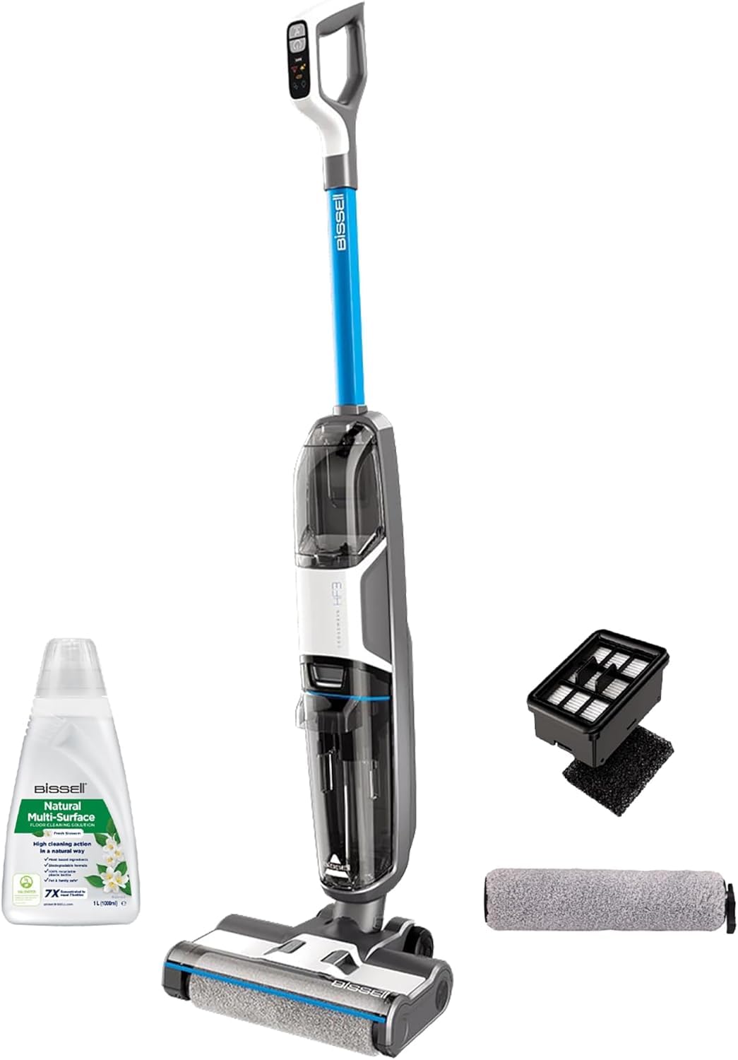 بخار شوی بیسل آمریکا BISSELL CrossWave HF3، جاروبرقی و تمیز کردن در یک، جاروبرقی مرطوب سبک، جاروبرقی با زمان کارکرد 25 دقیقه، جاروبرقی مرطوب، جاروبرقی موپ، فقط برای کف های سخت، 359N
