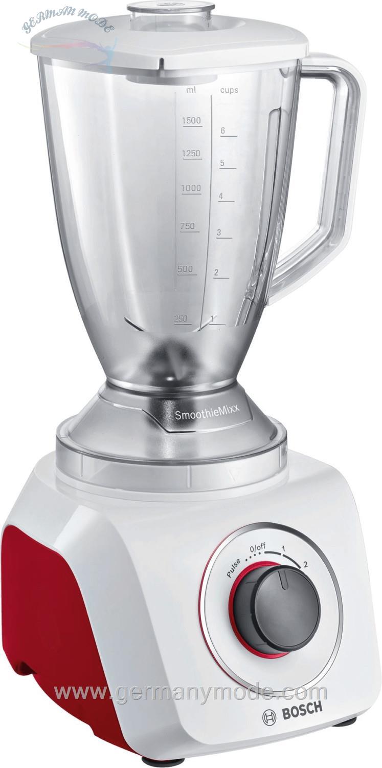 مخلوط کن بوش آلمان BOSCH Standmixer SmoothieMixx MMB21P0R, 500 W