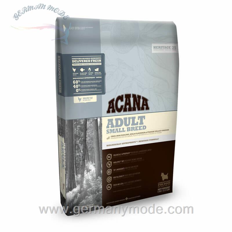 غذا خشک سگ نژاد کوچک بزرگسالان آکانا کانادا Acana Adult Small Breed 6kg