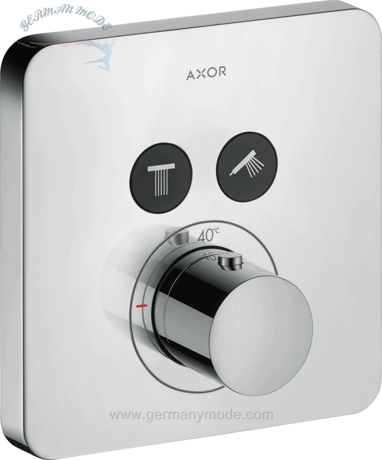 شیر حمام توکار هانس گروهه آلمان Hansgrohe Axor Shower softsquare 36707 Edelstahl Optic 36707800