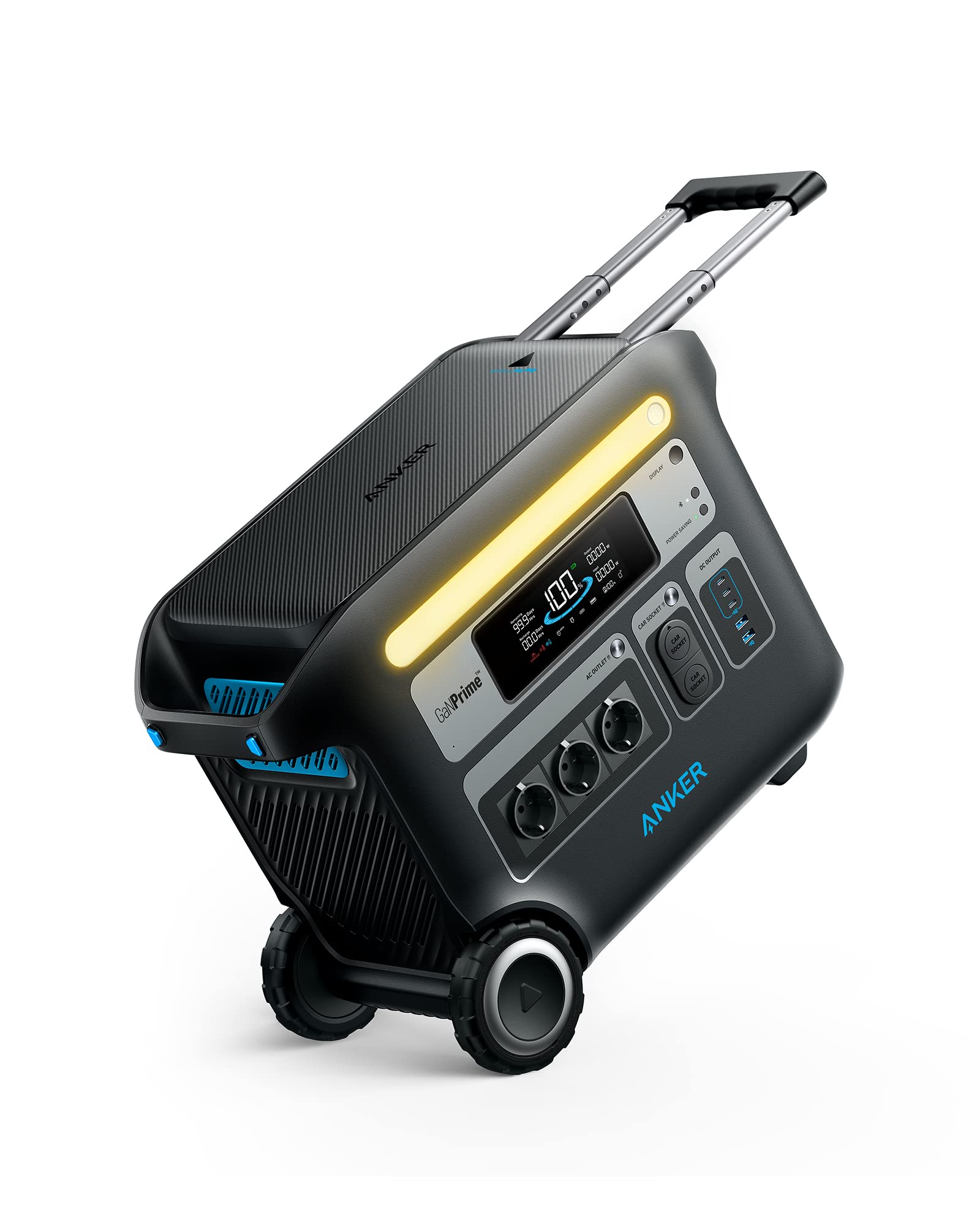 خرید از آمازون - نیروگاه قابل حمل Anker SOLIX F2000، Powerhouse 767، ژنراتور خورشیدی GaNPrime 2048Wh با خروجی 2300W AC، 6× طول عمر بیشتر LiFePO4، خروجی افزایش 3500W برای کمپینگ، برق اضطراری
