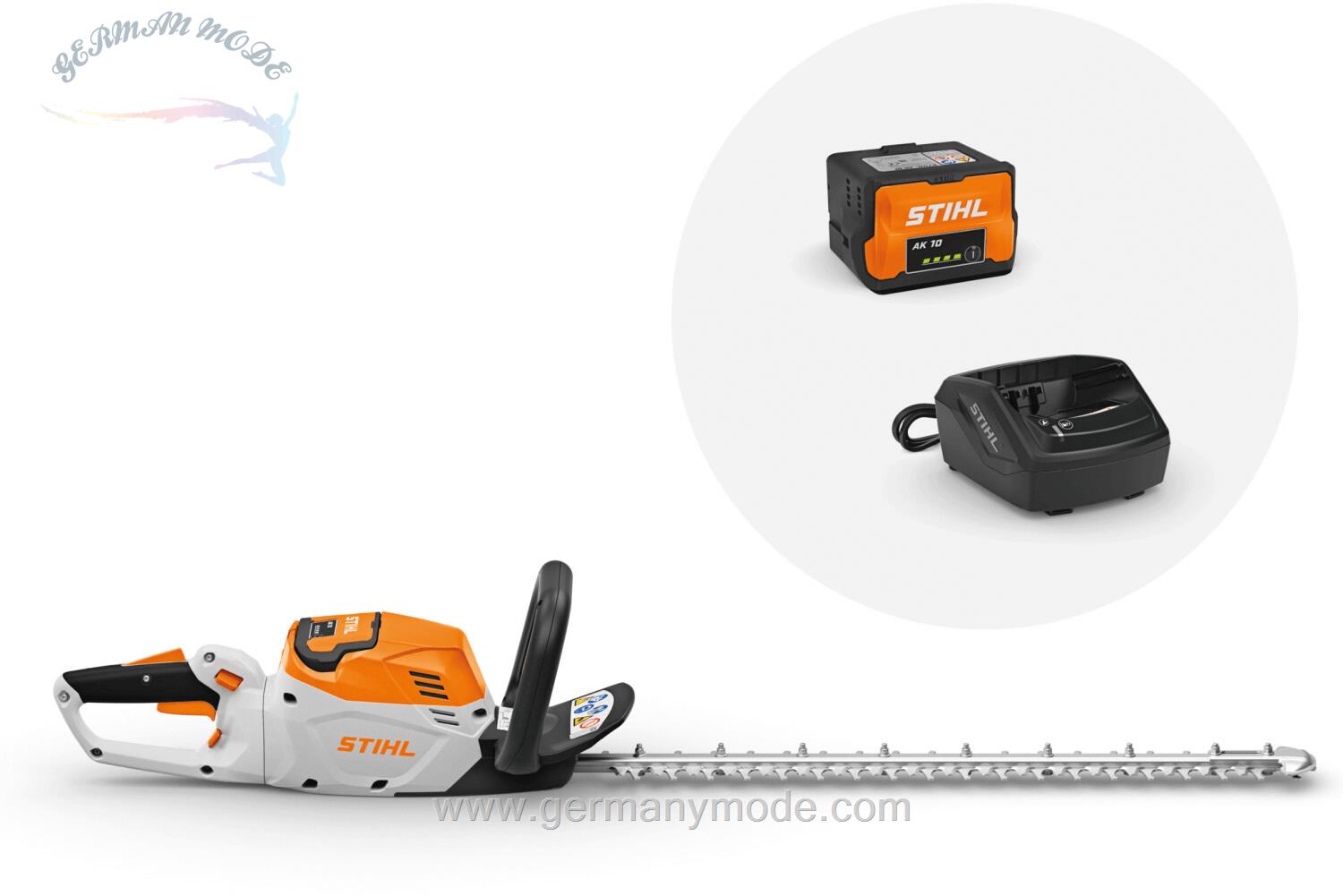 شمشاد زن شارژی اشتیل آلمان Stihl Akku-Heckenschere HSA 60 HSA 60 (mit 1* Akku AK10 und 1* Ladegerät AL101)