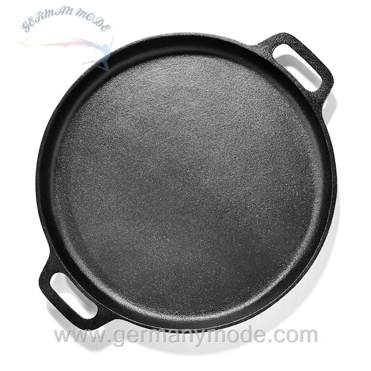 تابه گریل 35 سانتیمتری چدنی کلارشتاین آلمان Klarstein Canadienne runde Grillpfanne Pfanne Schwarz