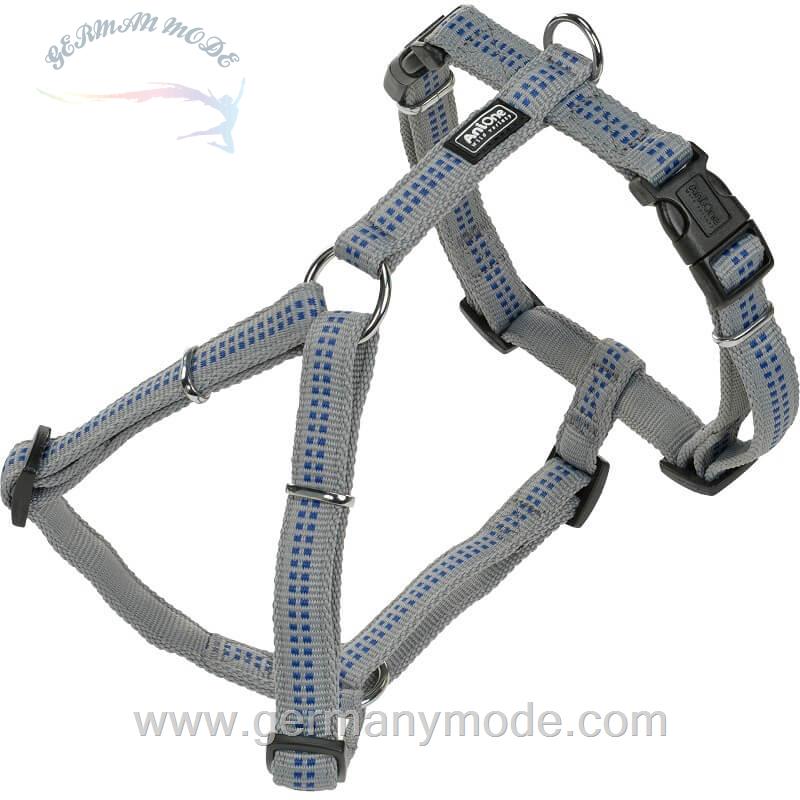 قلاده سگ قابل تنظیم آنی وان آلمان AniOne Nylon H-Geschirr Comfort Blau S