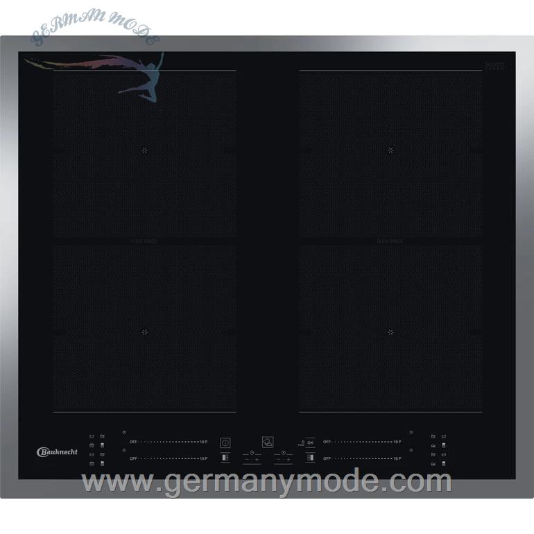 اجاق برقی 4 شعله باکنشت آلمان BAUKNECHT CERANKOCHFELD MIT INDUKTION - BS 3460F FT