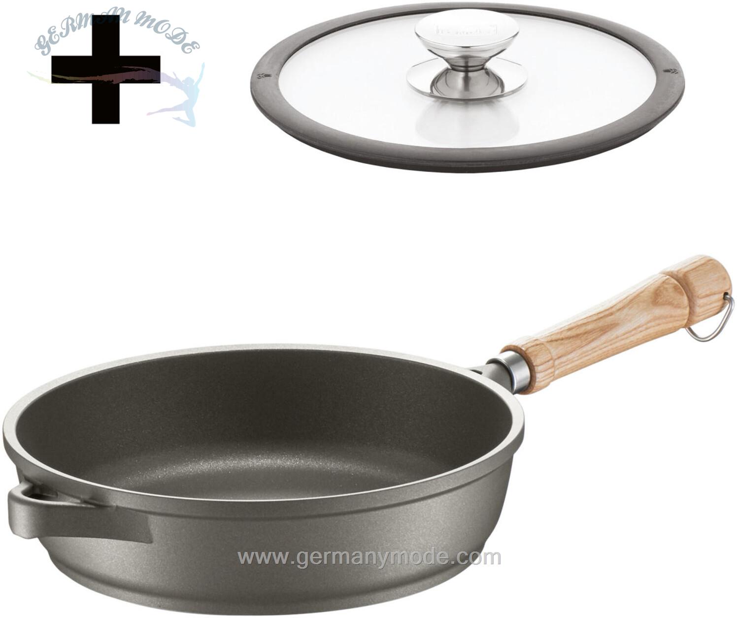 تابه 24 سانتی برندس آلمان Berndes Bonanza Schmorpfanne Set mit Glasdeckel 24 cm