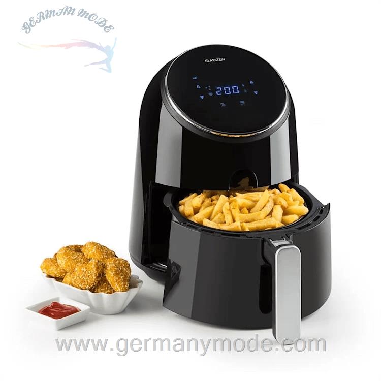 سرخ کن هوای گرم کلارشتاین آلمان Klarstein AirVital Heißluftfritteuse 2,5 L 1300 watt Schwarz