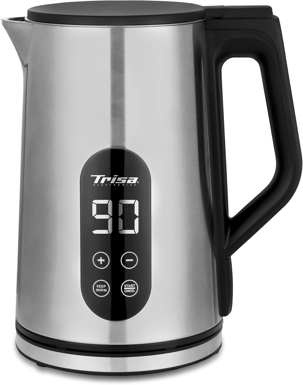 کتری برقی تریزا سوئیس Trisa Wasserkocher Digital Boil جوشاندن دیجیتال ۱.۷ لیتری از جنس استیل ضد زنگ