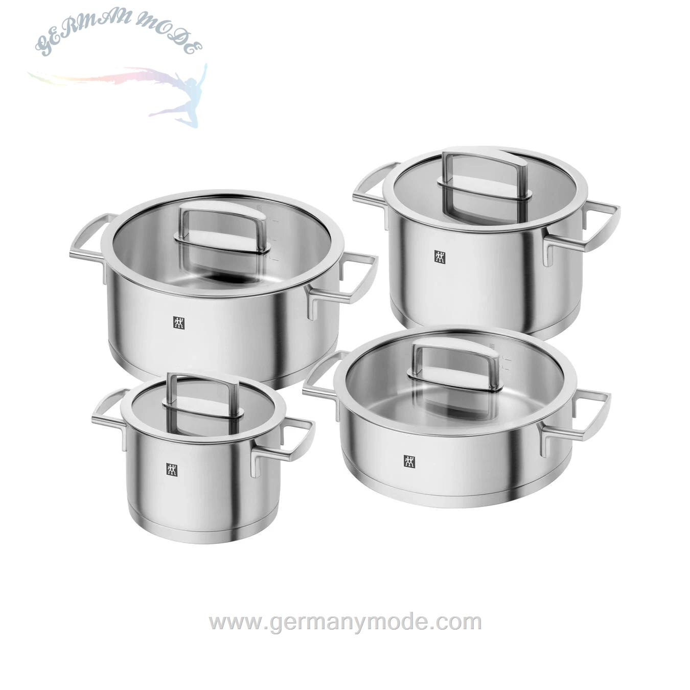 سرویس قابلمه 4 پارچه زولینگ آلمان ZWILLING VITALITY KOCHTOPFSET 4-TLG- 18/10 EDELSTAHL
