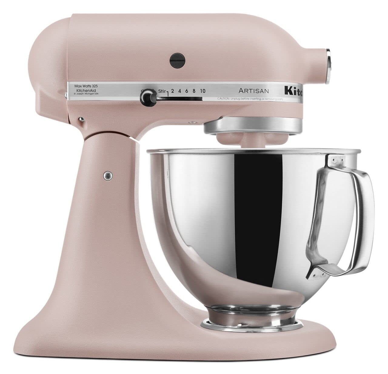 خرید از آمازون - میکسر پایه سری KitchenAid Artisan، 5 کوارت، صورتی پردار