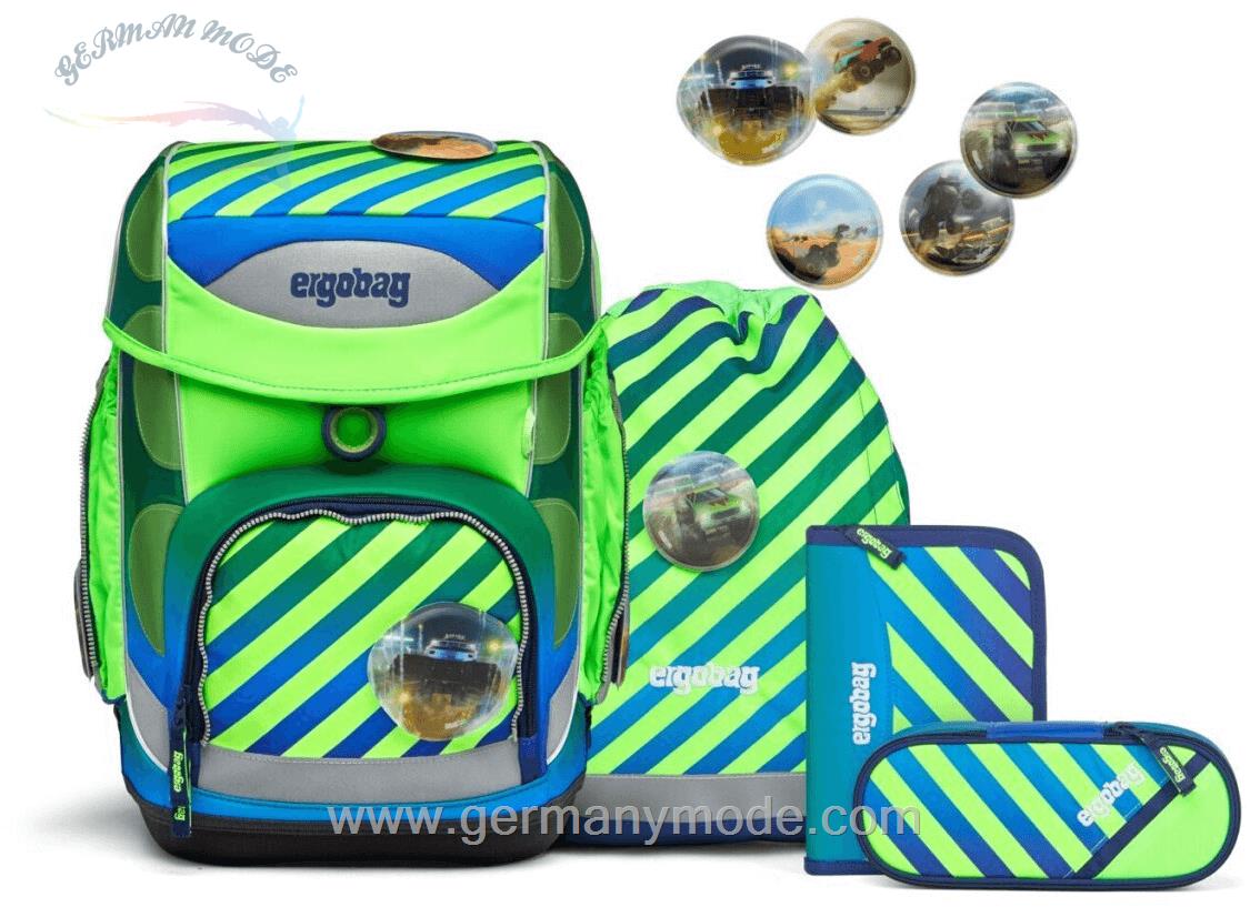 ست 5 تایی کوله پشتی مدرسه 19 لیتر کوله ورزشی جامدادی ارگوبگ ergobag Cubo Set (2023) TruckBär