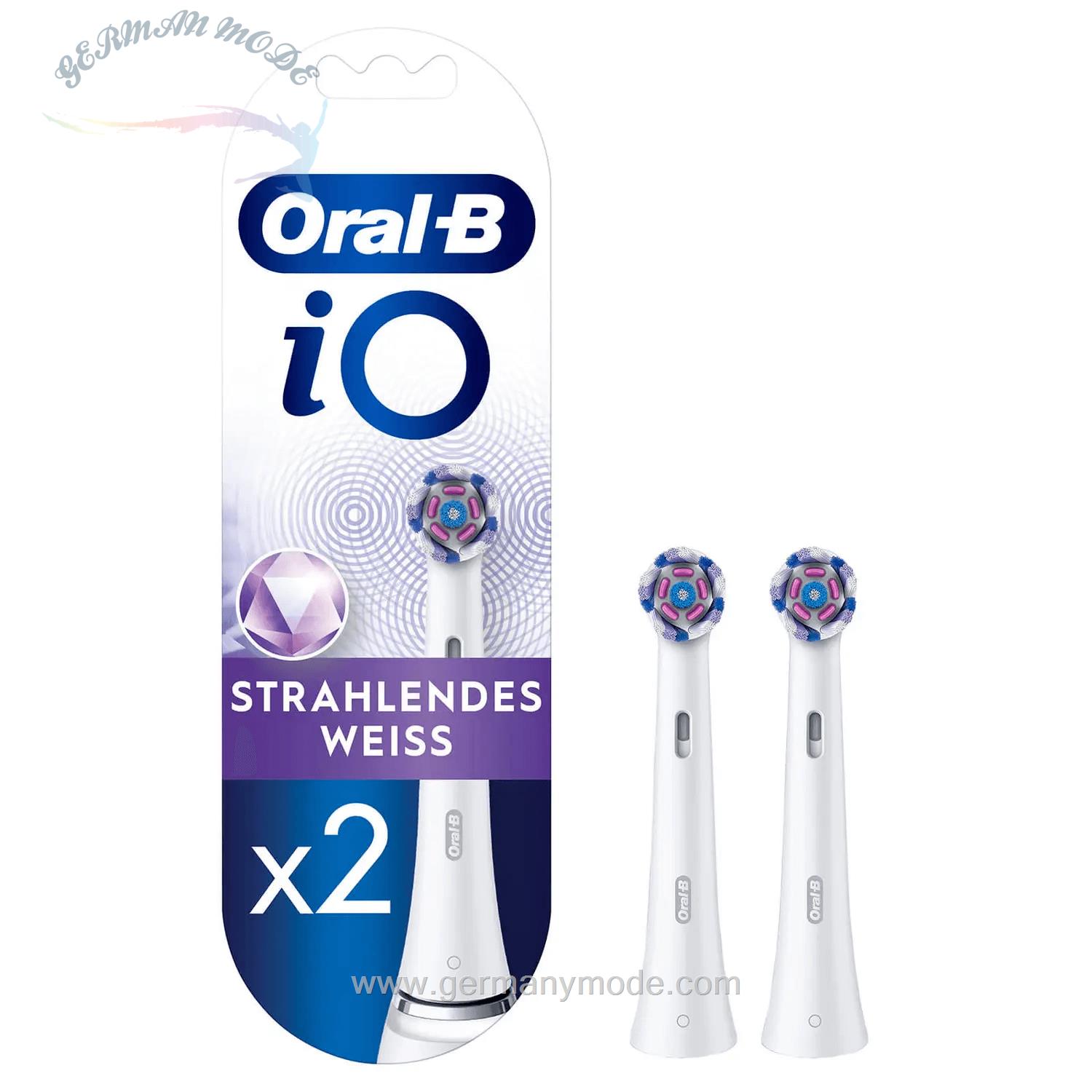 سری مسواک برقی اورال بی آمریکا Oral-B Aufsteckbürsten iO Strahlendes Weiß, 2 Stück