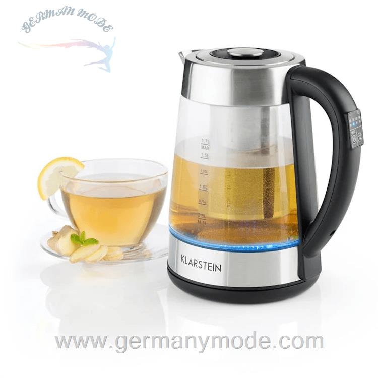 کتری برقی 1.7 لیتری کلارشتاین آلمان Klarstein Ostfriese Wasserkocher Silber 2200 watt 1,7 Ltr