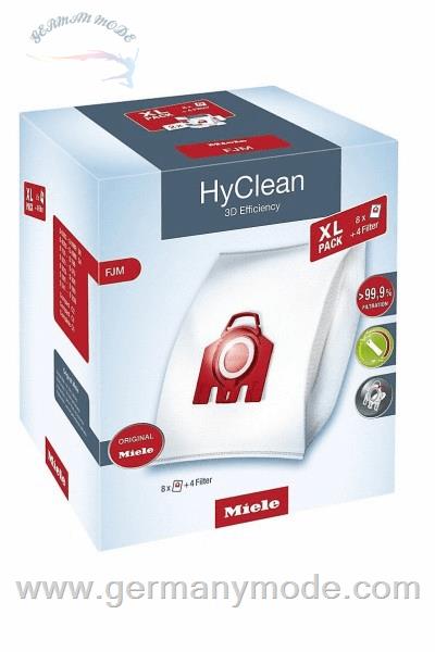 پاکت جارو برقی میله آلمان Miele FJM HyClean 3D XL Staubsaugerbeutel weiß 10455090