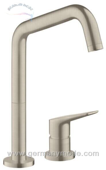 شیر مخلوط ظرفشویی هانس گروهه آلمان hansgrohe Axor Citterio M 2 Loch Einhebel Küchenmischer 240 34820 brushed nickel 34820820
