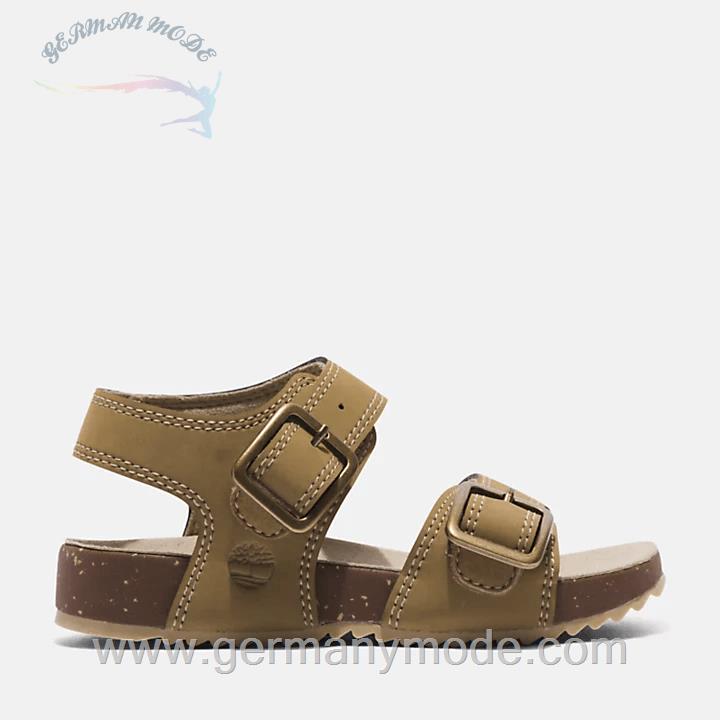 صندل بچگانه تیمبرلند آمریکا Timberland CASTLE ISLAND SANDALE MIT FERSENRIEMCHEN FÜR KLEINKINDER IN BEIGE
