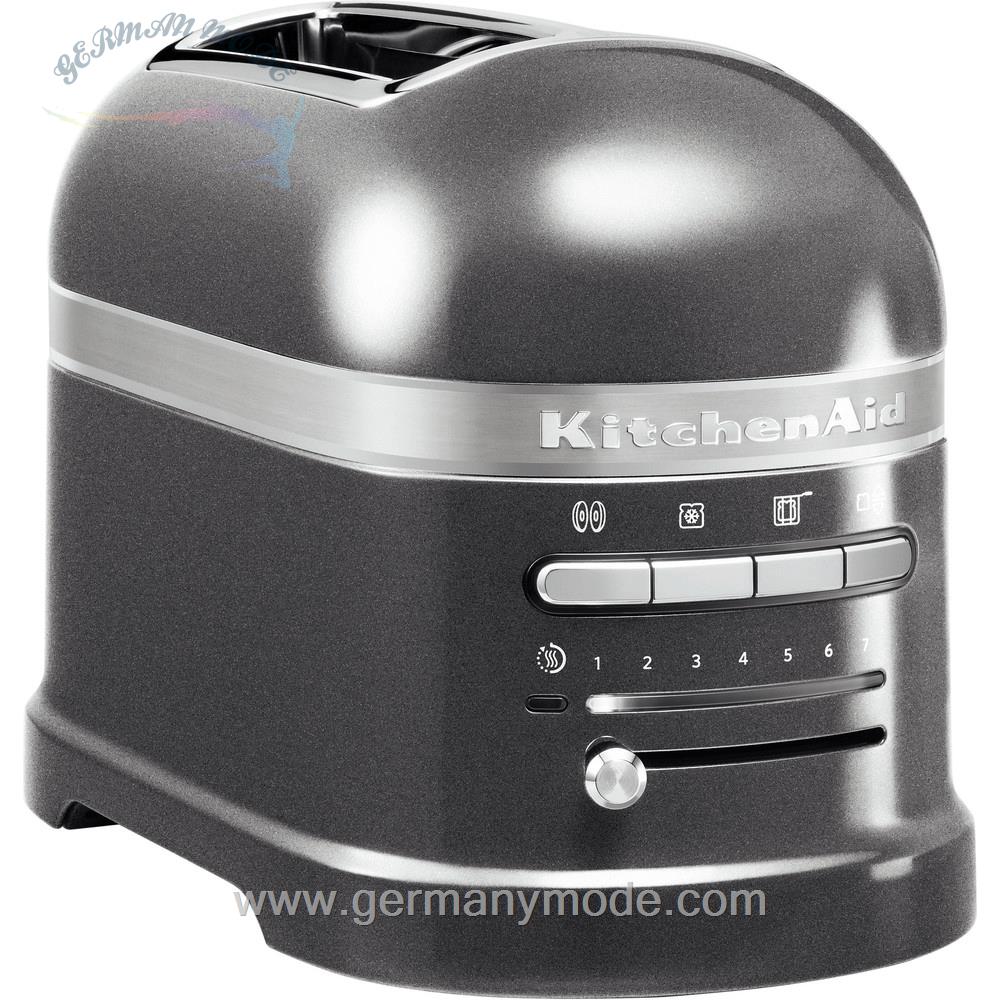 توستر اتومات کیچن اید آمریکا KitchenAid TOASTER FÜR 2 SCHEIBEN - ARTISAN 5KMT2204/Imperial Grey