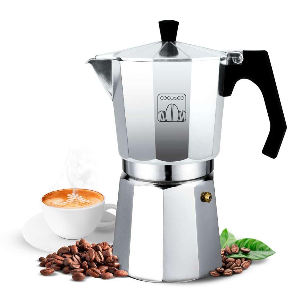 قهوه جوش موکاپات سکوتک اسپانیا Cecotec مدل Mokclassic 300 Shiny،مناسب برای همه اجاق گازها