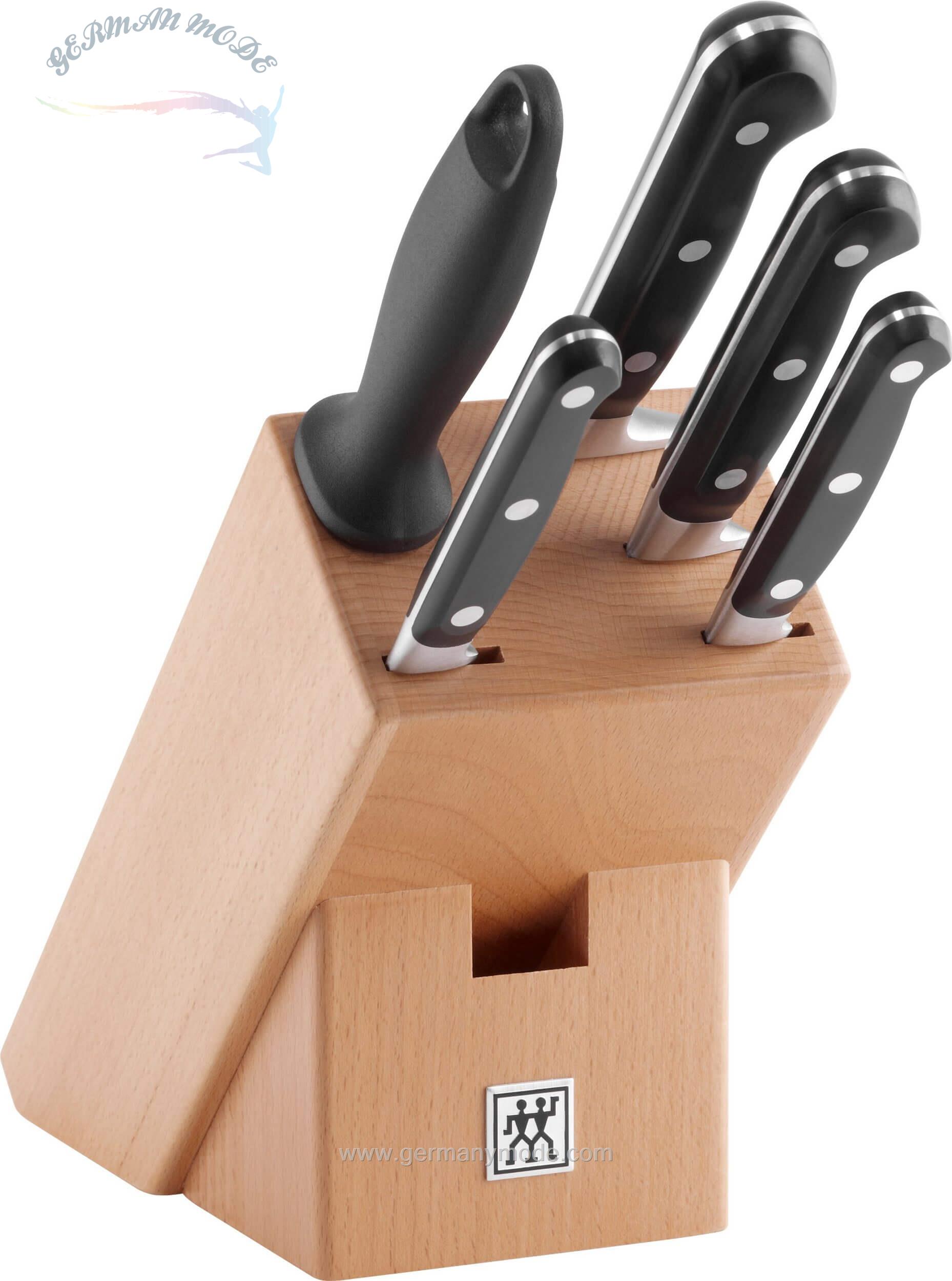 ست چاقو آشپزخانه 6 پارچه زولینگ آلمان Zwilling S Messerblock 6tlg Prof S