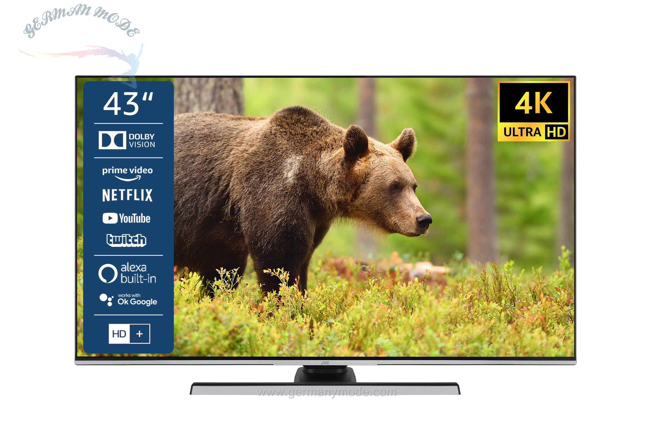 تلویزیون 43 اینچ ال ای دی هوشمند جی وی سی JVC LT-43VU8155 LCD-LED Fernseher -43 Zoll